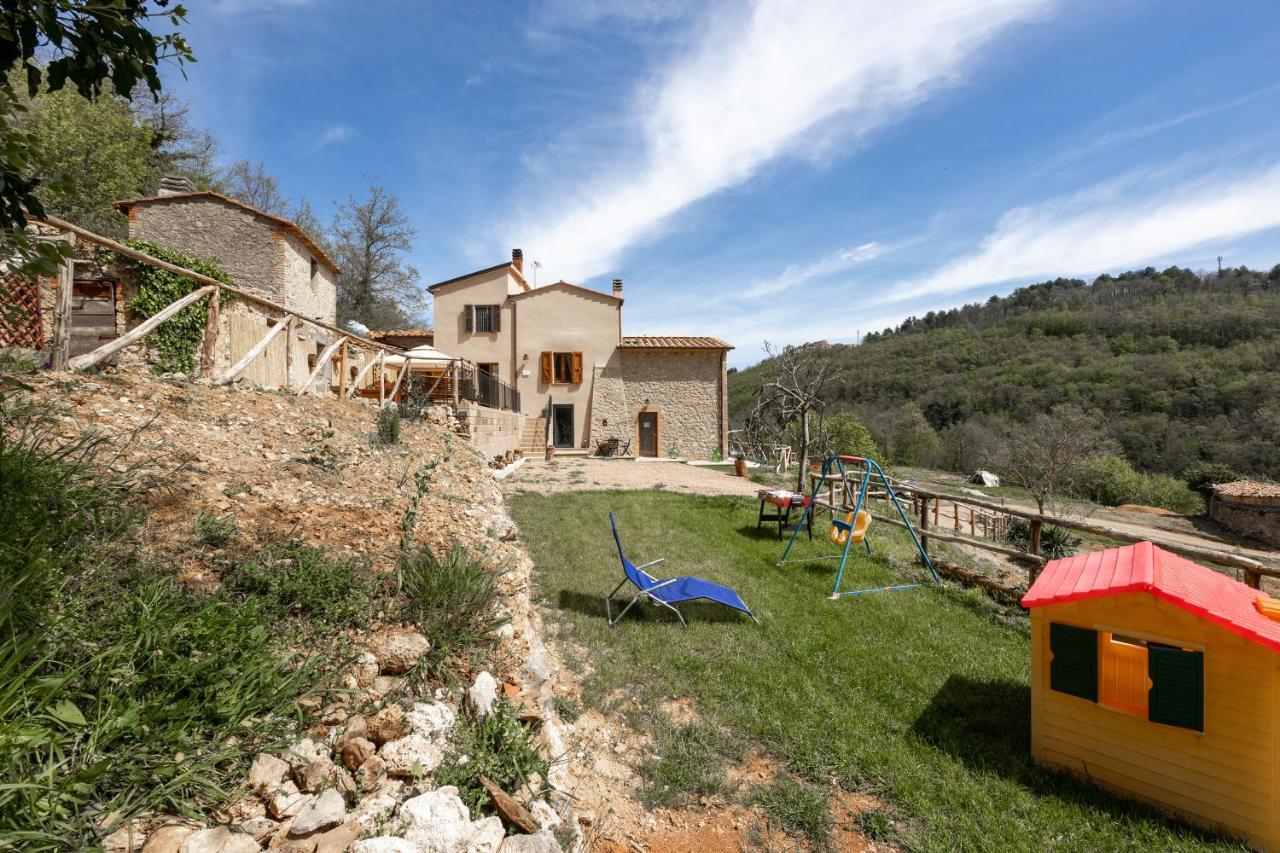Podere Del Ciacchi Among Tuscany Greenery - Happy Rentals Montieri Luaran gambar